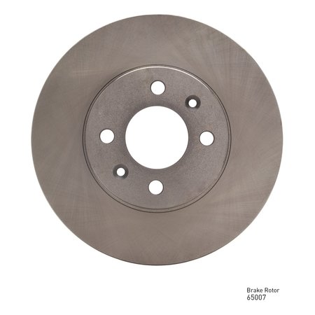 DYNAMIC FRICTION CO Brake Rotor, Front, 600-65007 600-65007